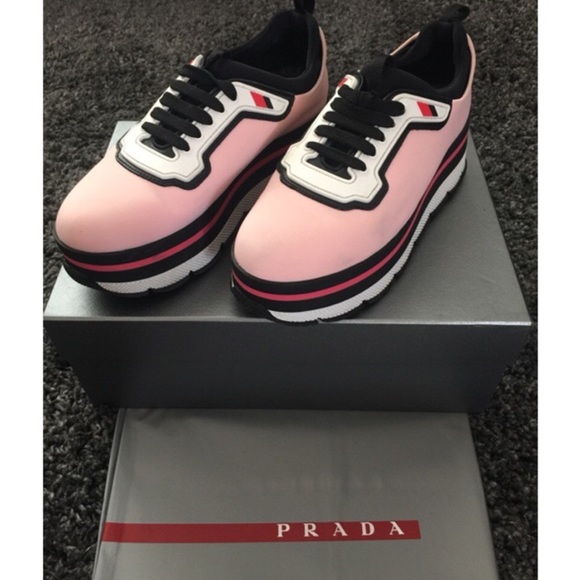 Prada Shoes - Prada - Sneakers pink authentic